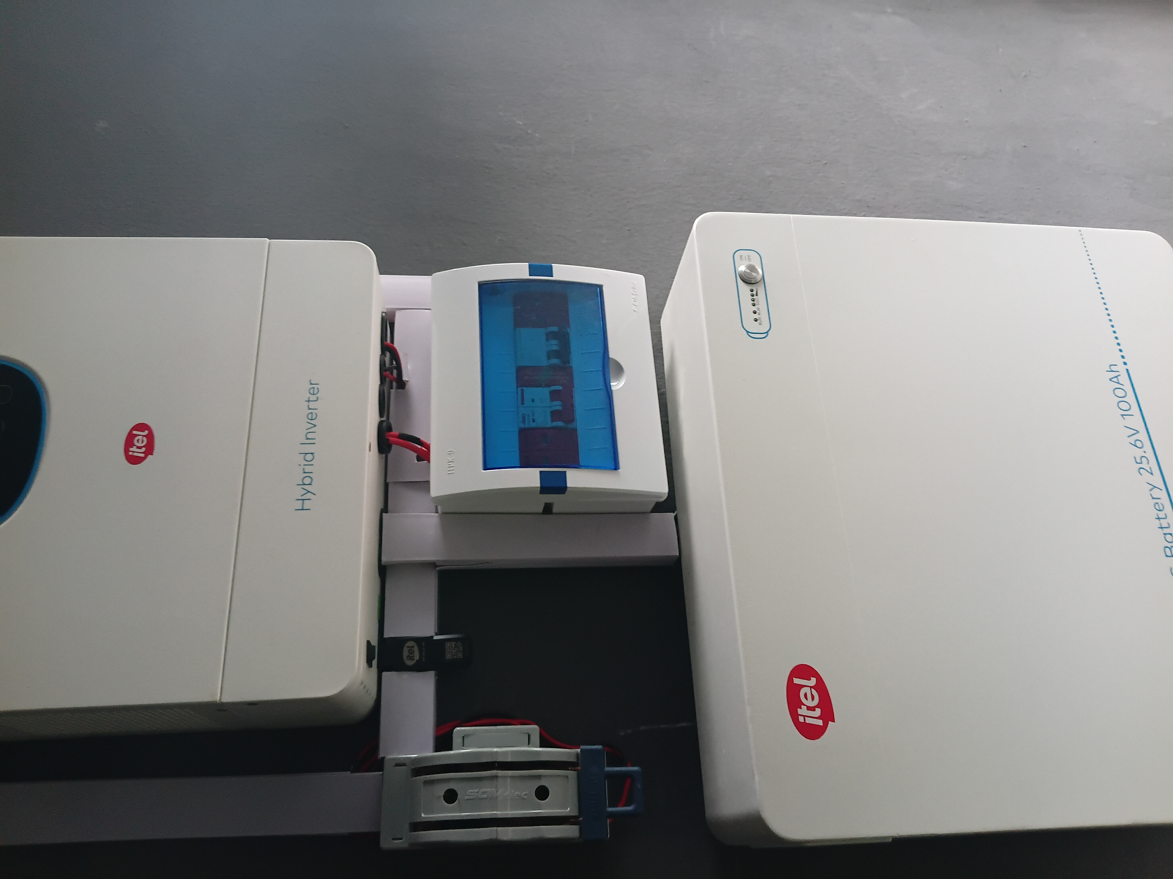 25. 6kwh of itel lithium battery